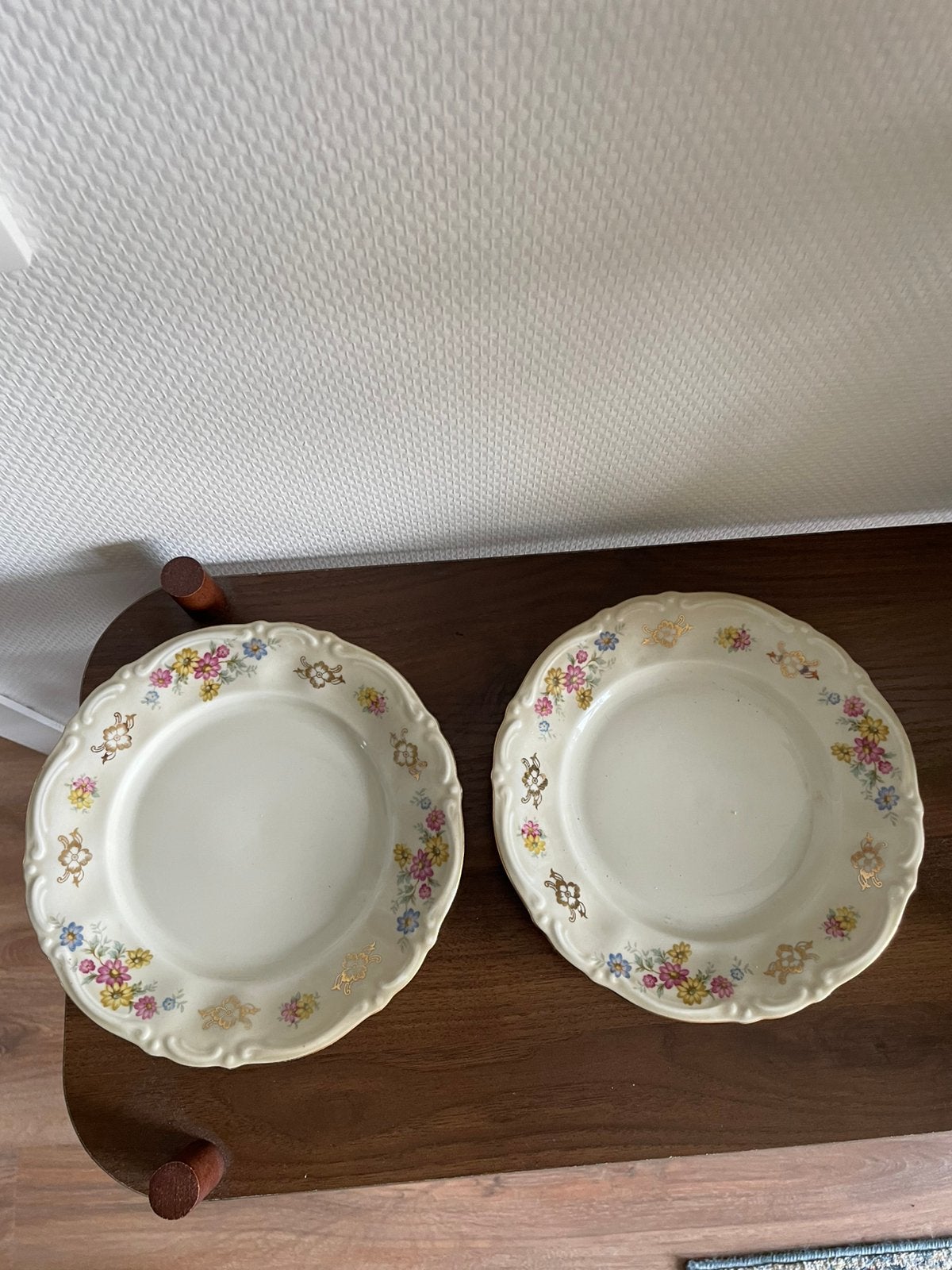 Antiek servies 6 bordjes bavaria, Ophalen of Verzenden