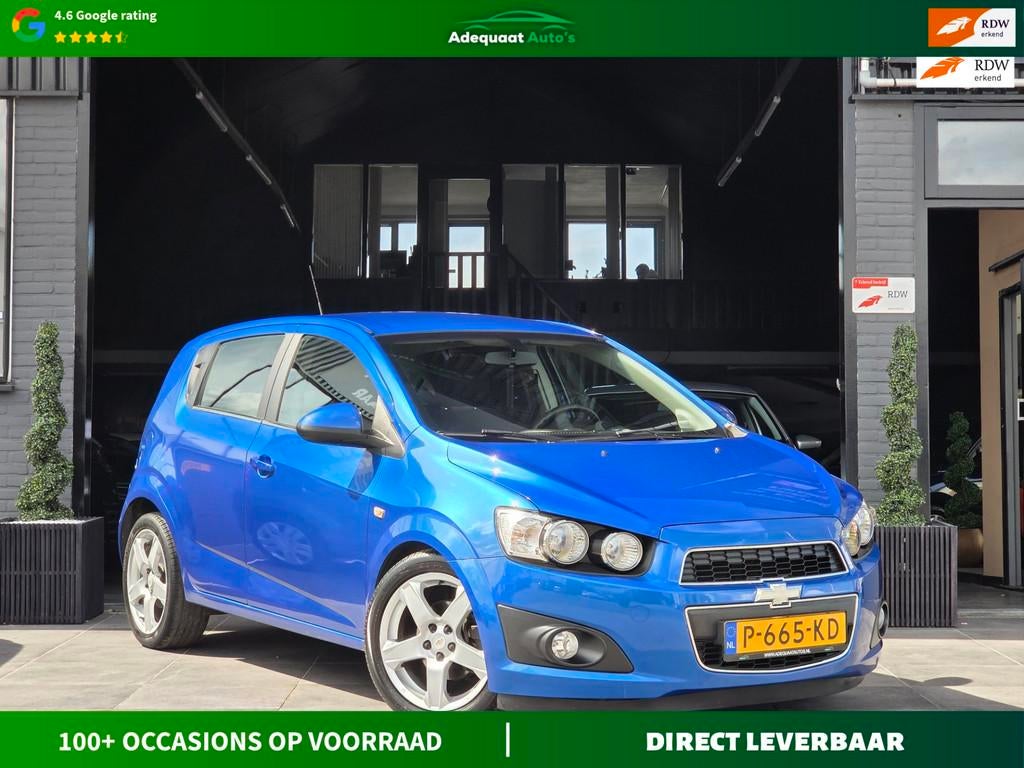 Chevrolet Aveo 1.6|Airco|Cruise Control|PDC|Trekhaak|APK, Voorwielaandrijving, Euro 5, Gebruikt, 4 cilinders