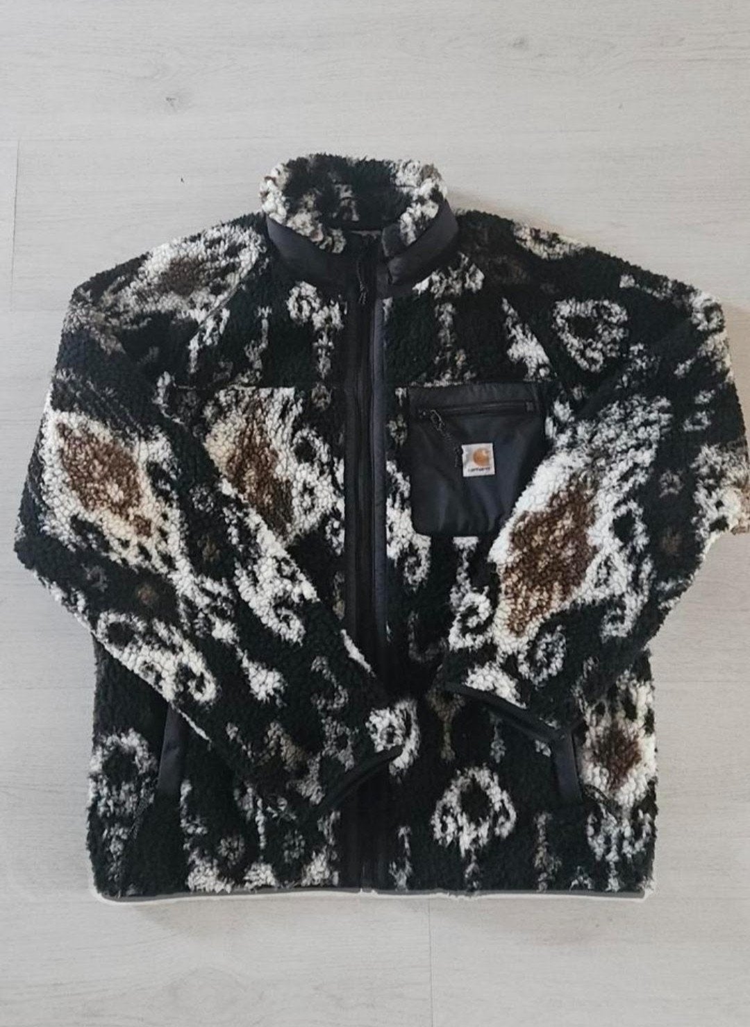 Carhartt WIP Fleece Vest Maat M, Maat 48/50 (M), Zwart, Ophalen of Verzenden, Zo goed als nieuw