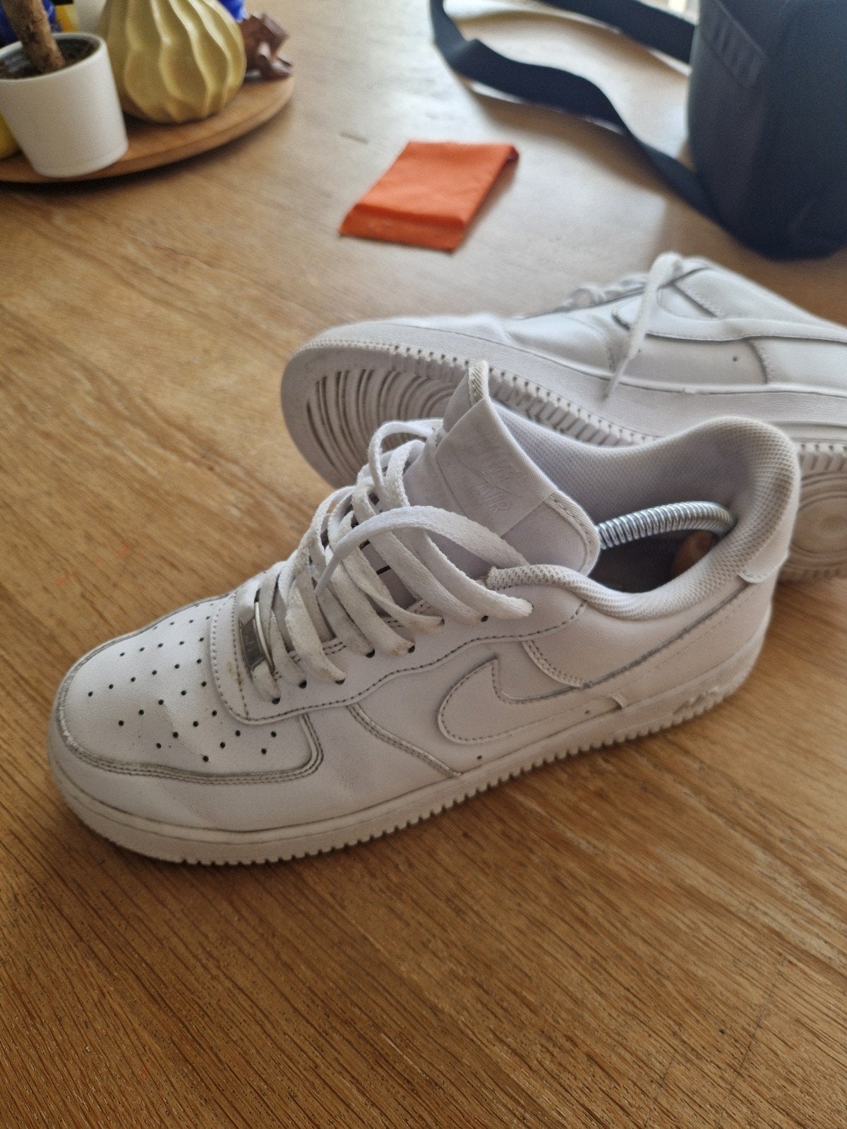 Nike Air Force 1 - Maat 43 - Gedragen maar in prima staat, Wit, Nike, Ophalen of Verzenden, Sneakers of Gympen