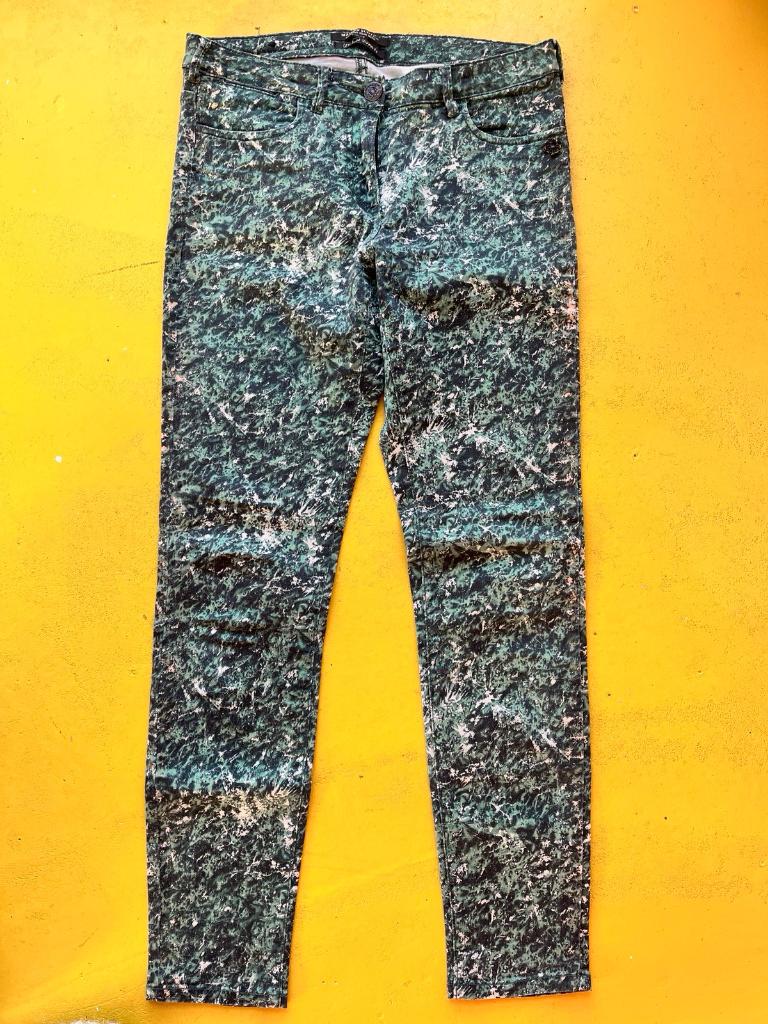 Maison Scotch broek, Zo goed als nieuw, Maat 36 (S), Lang, Groen
