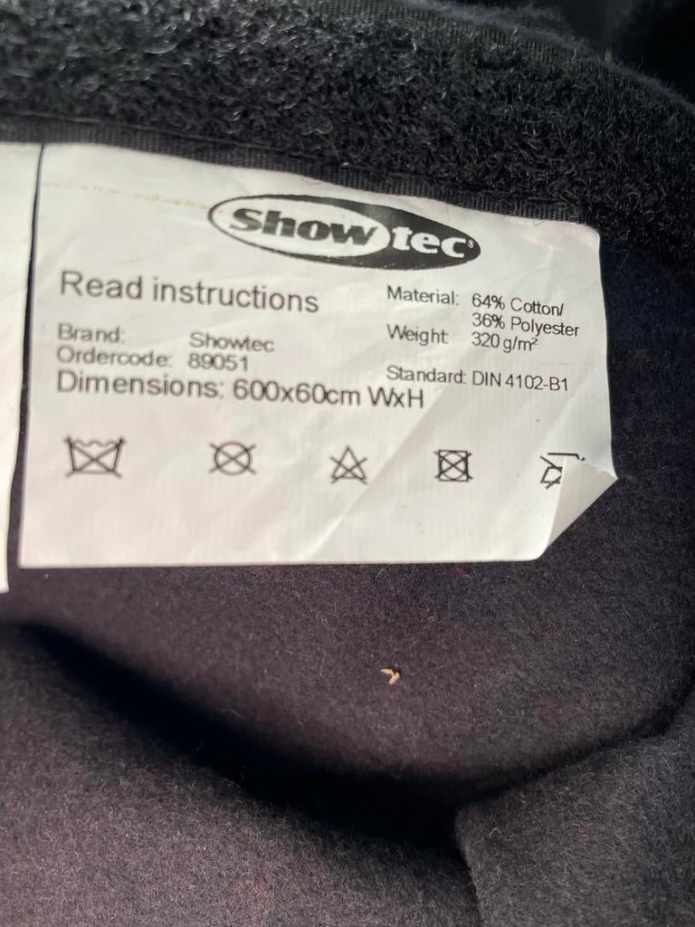 Showtec afrokdoek Podium, Ophalen of Verzenden, Zo goed als nieuw