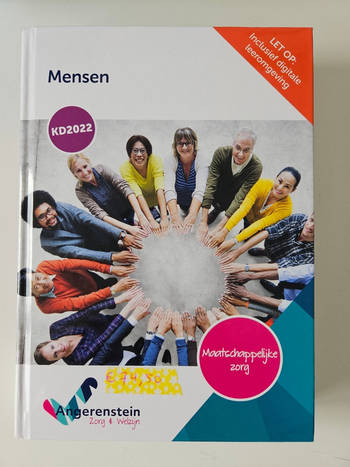Mensen KD2022 Maatschappelijke Zorg - Incl. dig. leer, Zo goed als nieuw, MBO, Alpha, Boomberoepsonderwijs