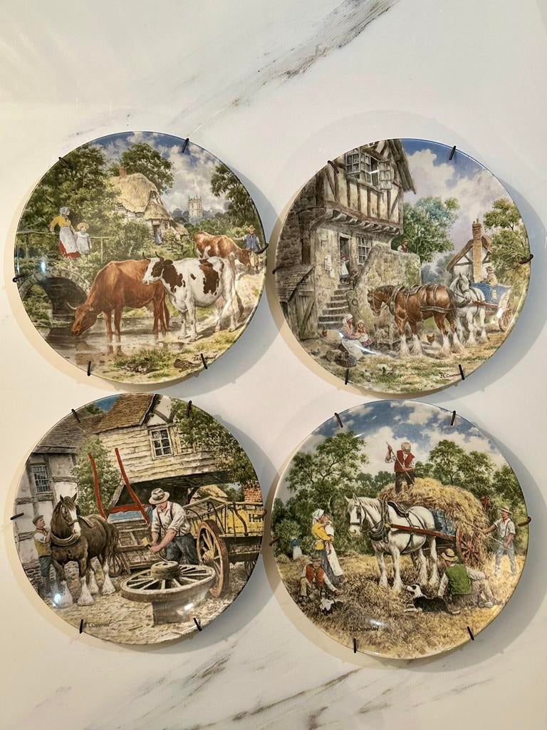 Wedgwood Limited Edition Wandborden Set van 4 stuks, Antiek en Kunst, Ophalen of Verzenden