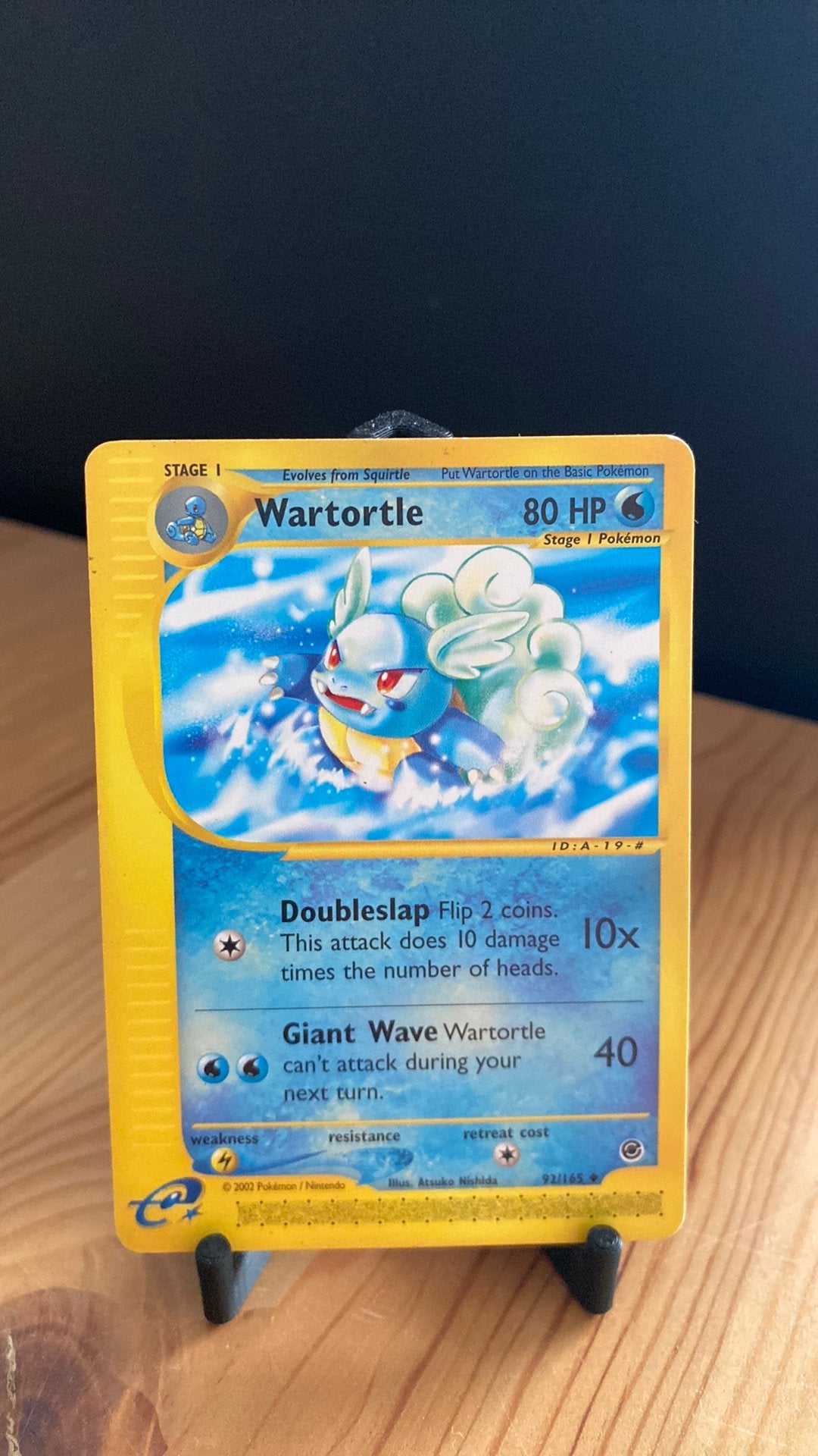 Wartortle 92/165 Expedition Base Set, Ophalen, Zo goed als nieuw
