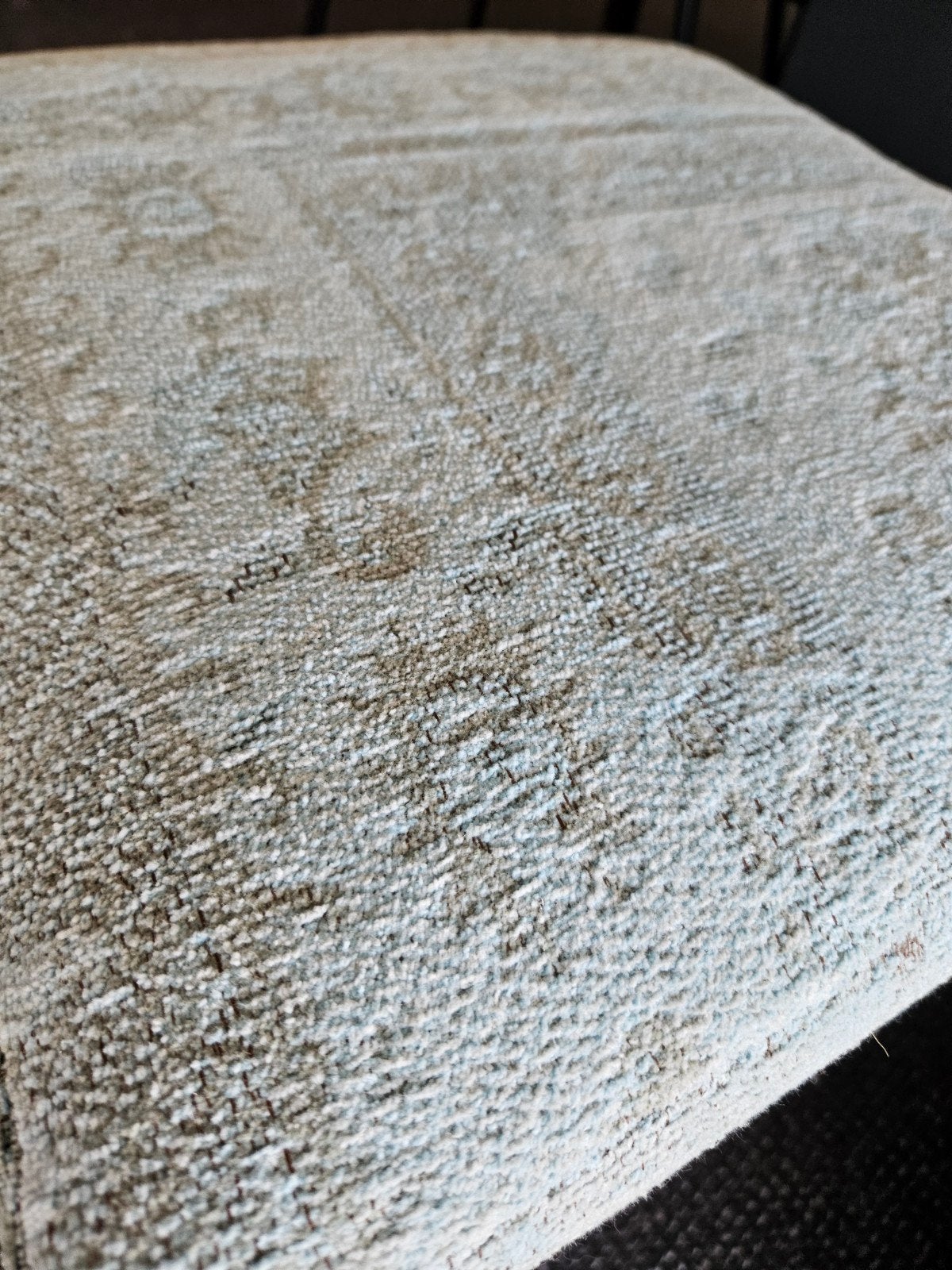 Hocker poef by-boo vintage blauw, Verzenden, Nieuw, Minder dan 50 cm