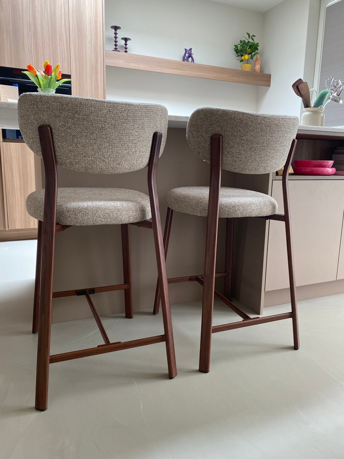 By Boo barkruk Sedia-Brown (2 stuks), Ophalen, Nieuw, Minder dan 4 stoelen
