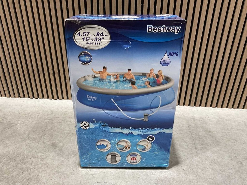 Bestway zwembaden vier maten nieuw‼️, Opblaaszwembad, Rond, 400 cm of meer, Ophalen