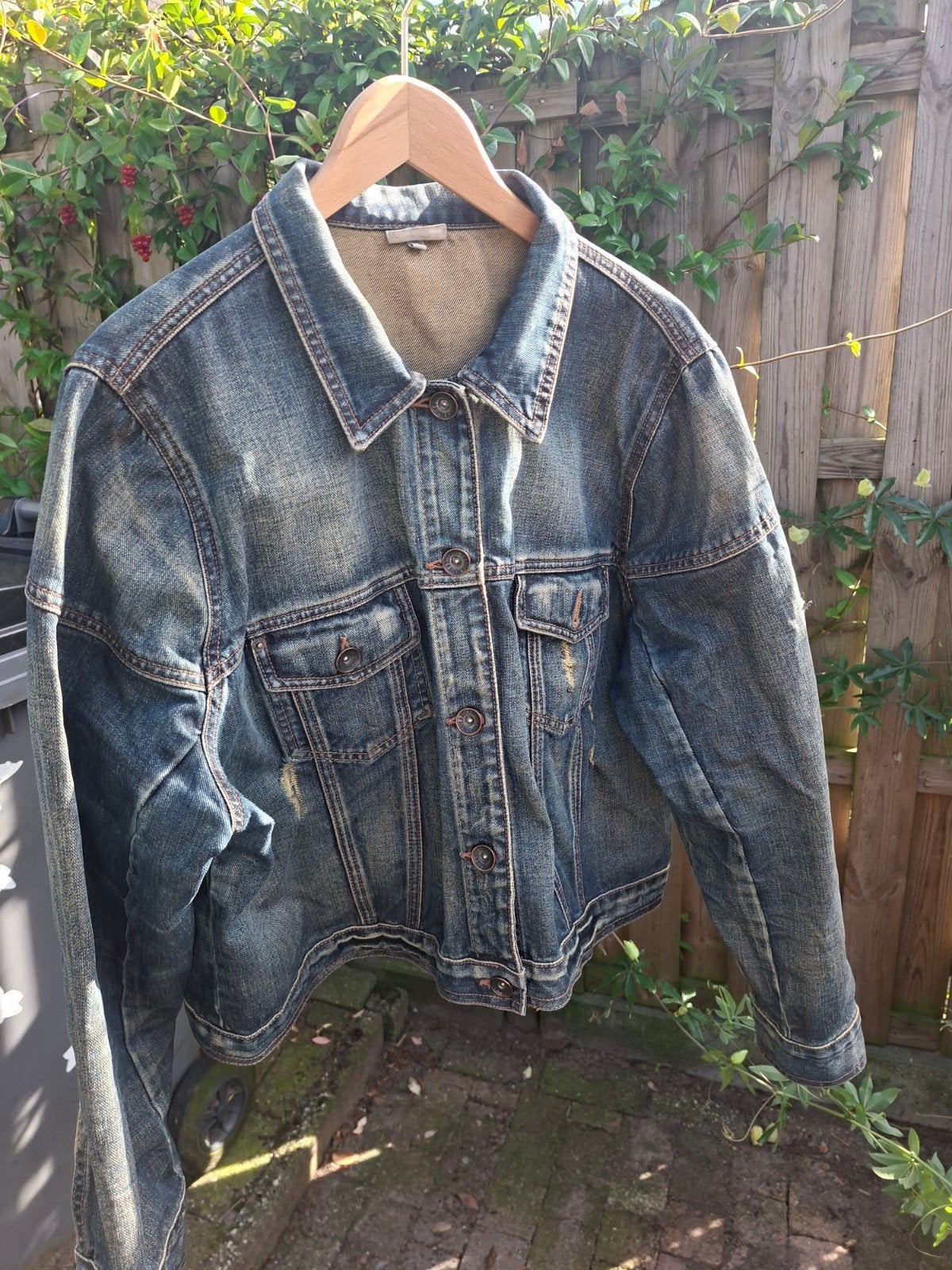 Spijkerjack Maat 48/50 - Bon'a Parte, Kleding | Dames, Jassen | Zomer, Blauw, Maat 46/48 (XL) of groter, Ophalen of Verzenden