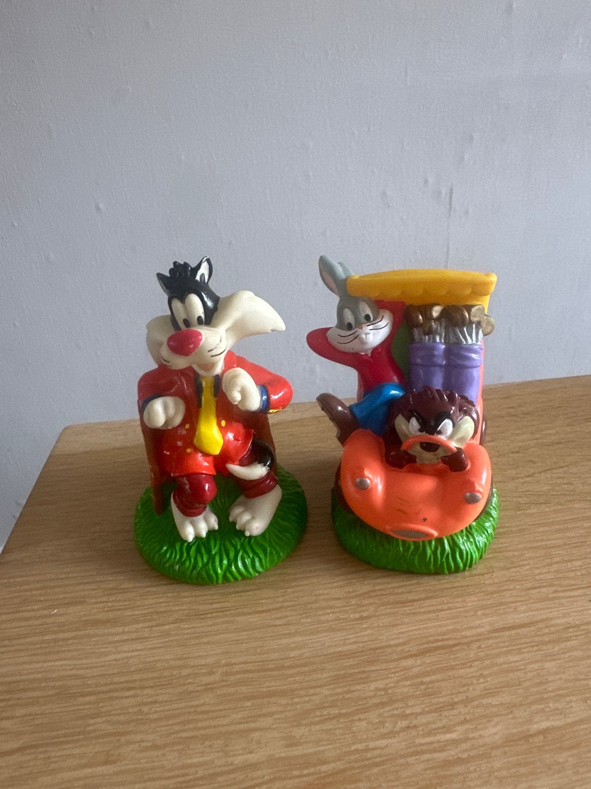 Looney Tunes beeldjes: Sylvester, Bugs Bunny 1998, Taz, Ophalen of Verzenden, Gebruikt
