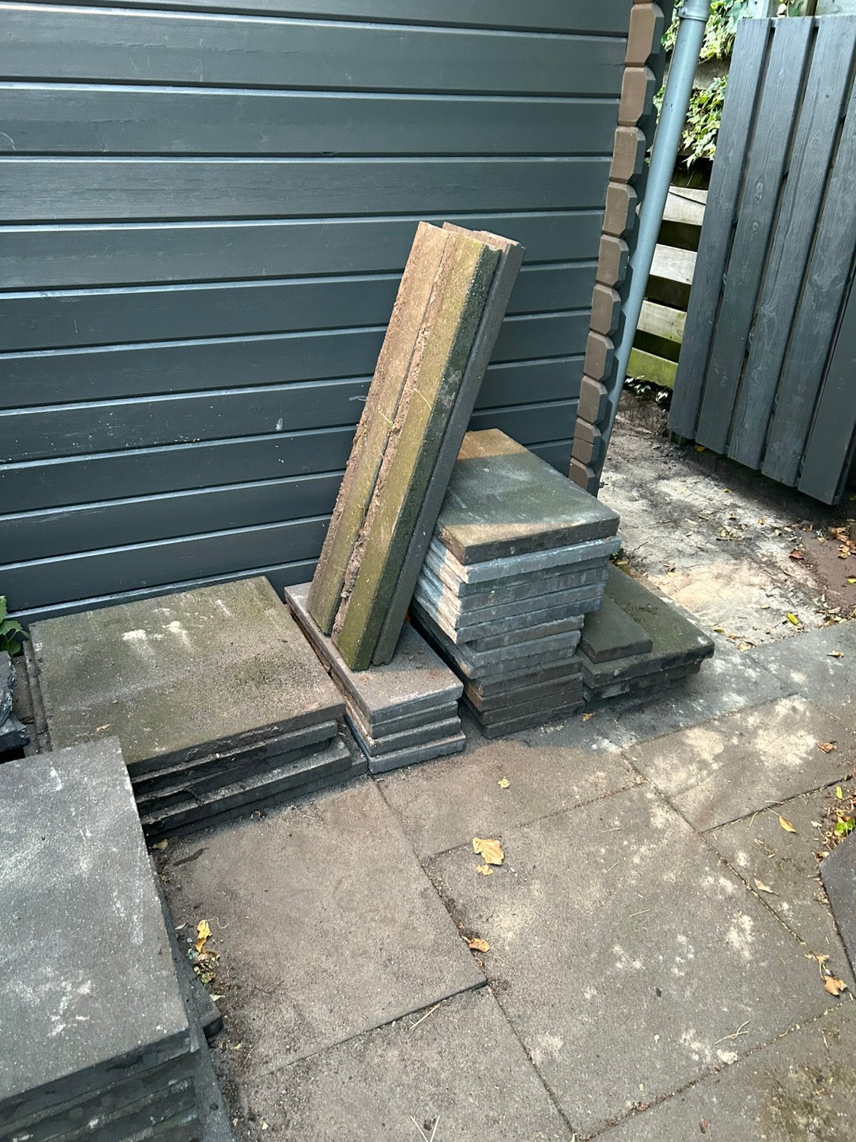 Beton tegels, Ophalen of Verzenden, Gebruikt, Beton, Terrastegels