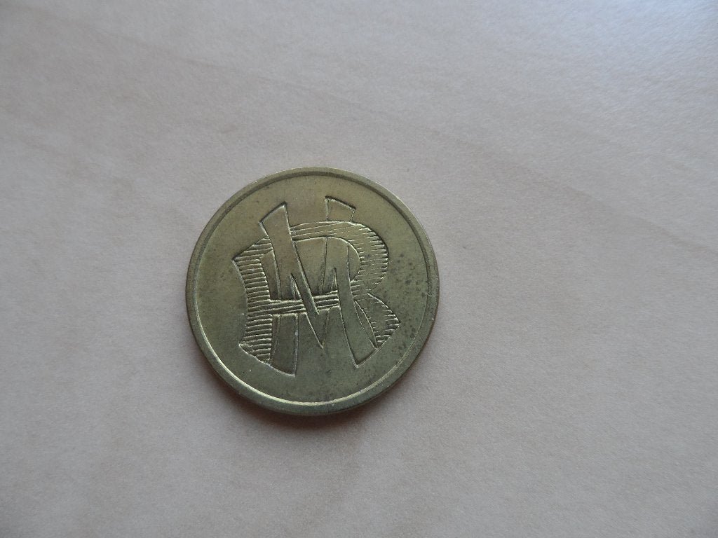 Koffie munt kantine penning  M R  Solomatic Schoonhoven, Postzegels en Munten, Ophalen of Verzenden, Overige materialen