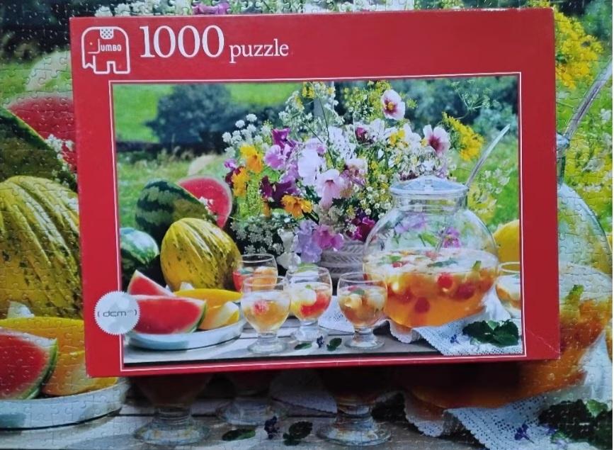 Jumbo puzzel 'zomerse verfrissing', Ophalen, 500 t/m 1500 stukjes, Zo goed als nieuw, Legpuzzel