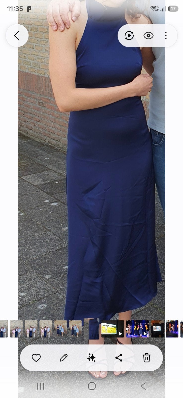Prachtige jurk maat S, Kleding | Dames, Jurken, Blauw, Nieuw, Ophalen of Verzenden, Maat 36 (S)
