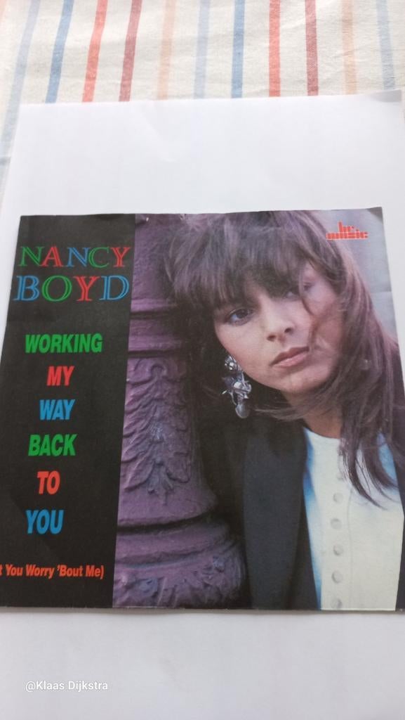 Nancy Boyd - Working My Way Back To You vinyl single, Ophalen of Verzenden, Gebruikt, Pop