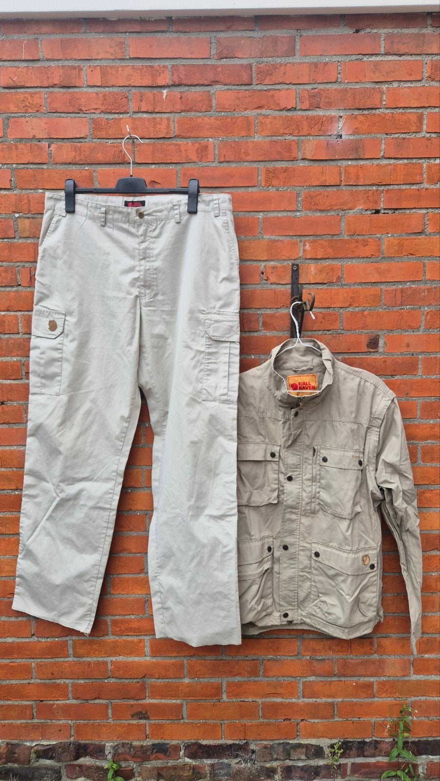 Fjallraven outdoor set zomer jacht wandelen, Ophalen of Verzenden, Zo goed als nieuw, Maat 56/58 (XL), Beige