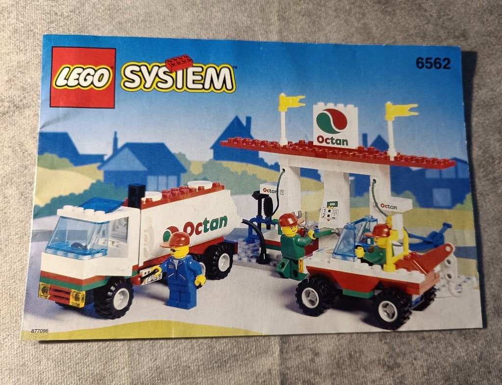 Lego Gas Stop Shop Instructie Boekje 6562, Gebruikt, Overige thema's, Lego, Overige typen