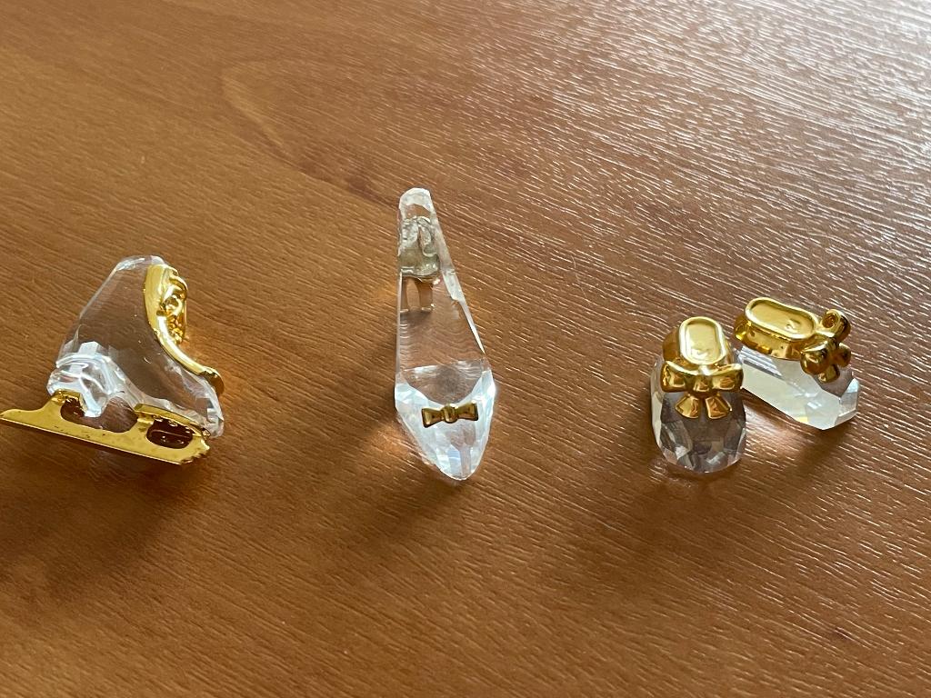 Swarovski pump babyschoenen en schaats, Ophalen of Verzenden, Zo goed als nieuw, Figuurtje