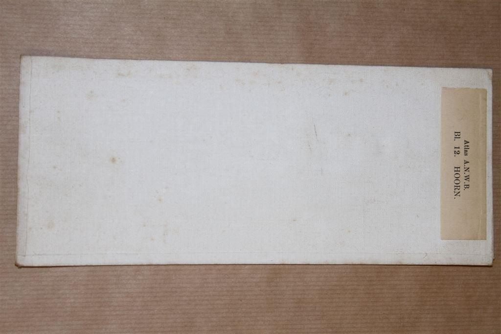 Oude stafkaart - Hoorn - 1927, Boeken, Gelezen, Ophalen of Verzenden, Landkaart, 1800 tot 2000