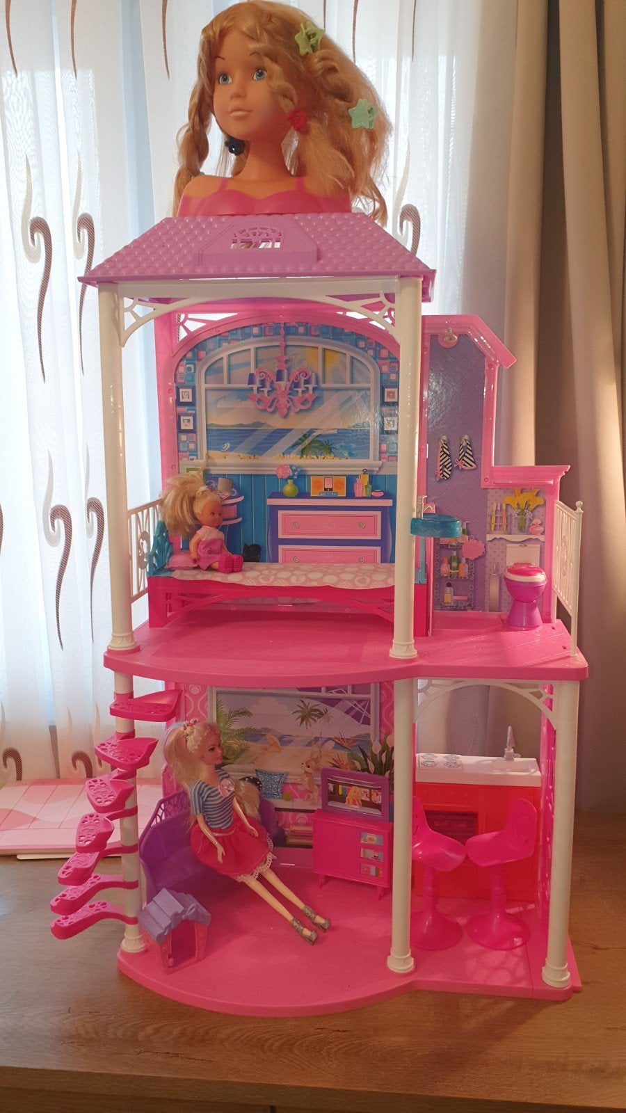 barbie huis, Kinderen en Baby's, Speelgoed | Poppenhuizen, Ophalen, Nieuw, Poppenhuis