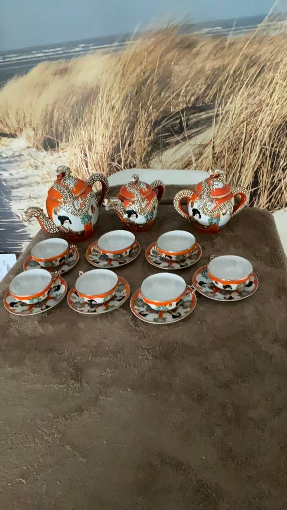 Chinees’ porselein thee servies, Ophalen of Verzenden