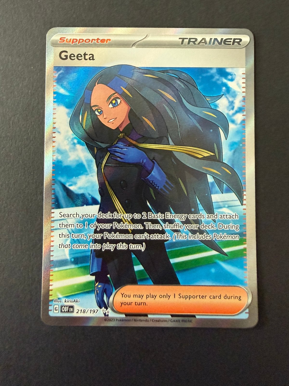 OBF 218/197 Geeta, Verzenden, Nieuw, Losse kaart