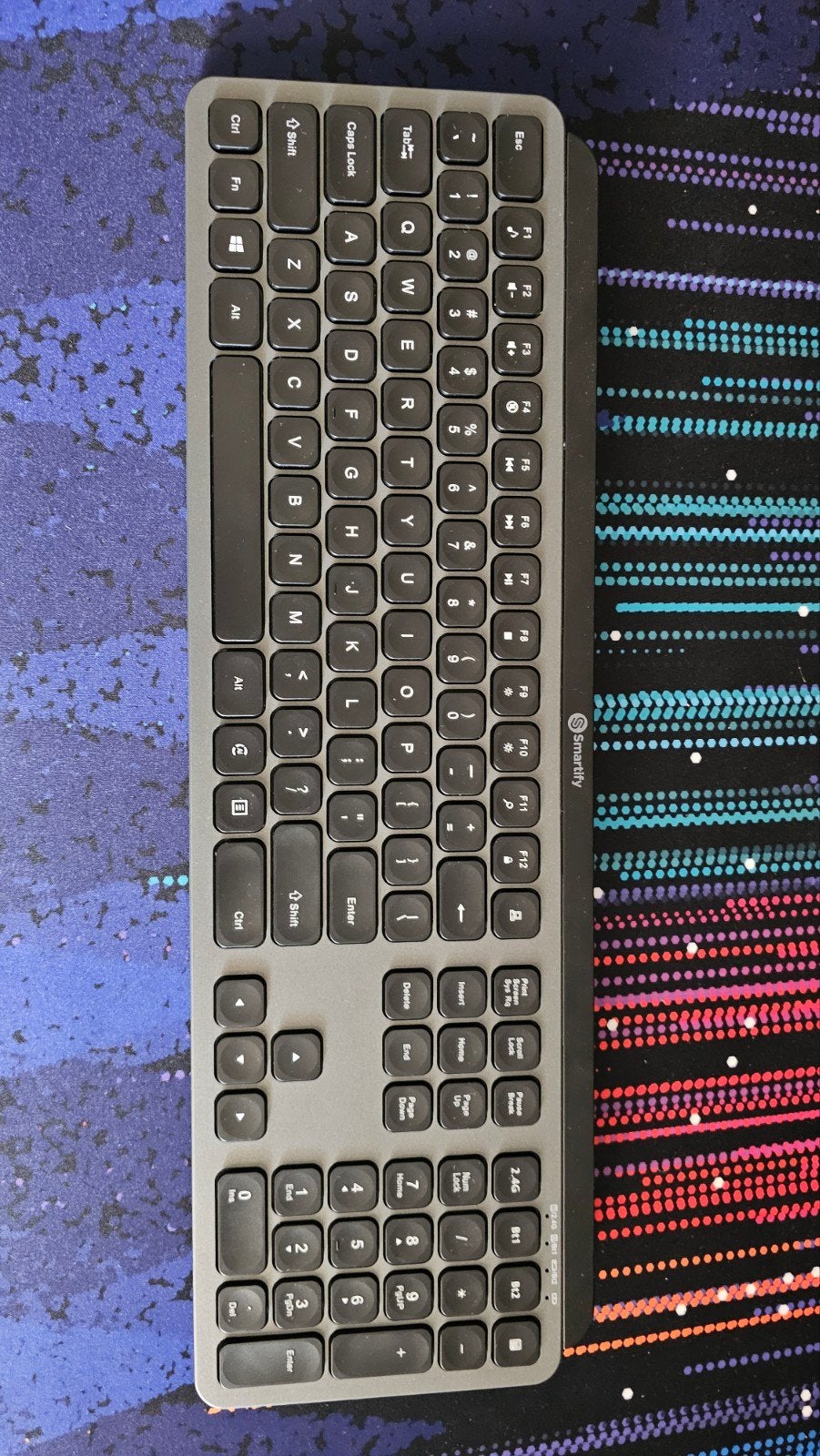 Smartify Draadloos Toetsenbord - Bluetooth & 2.4GHz USB, Ophalen of Verzenden, Zo goed als nieuw