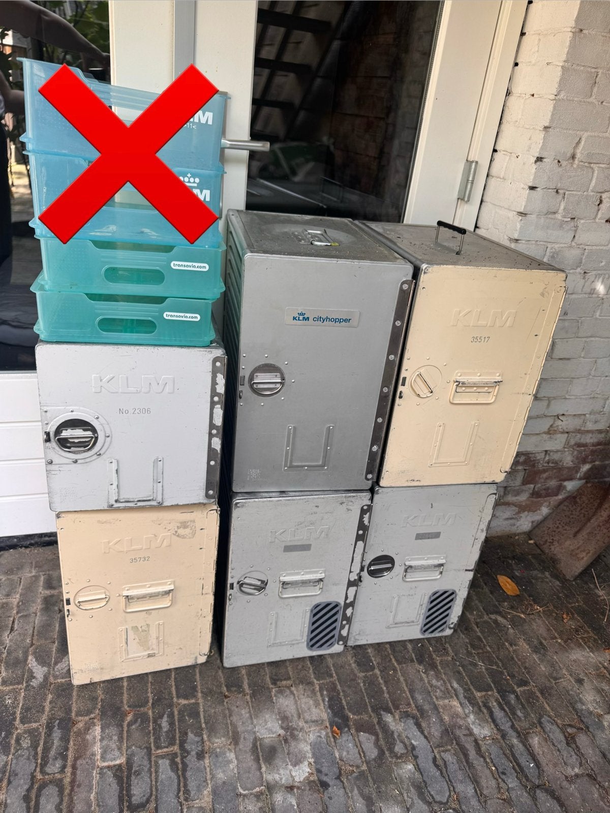 KLM Flight Cases, Opbergbakken & Trays, Ophalen, Gebruikt, Gebruiksvoorwerp