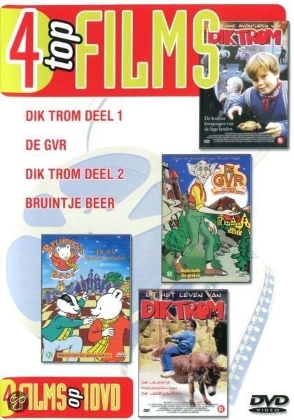 gvr dikke trom 1 en 2 bruintje beer dvd NIEUW, Europees, Alle leeftijden, Nederlands, Nieuw in verpakking