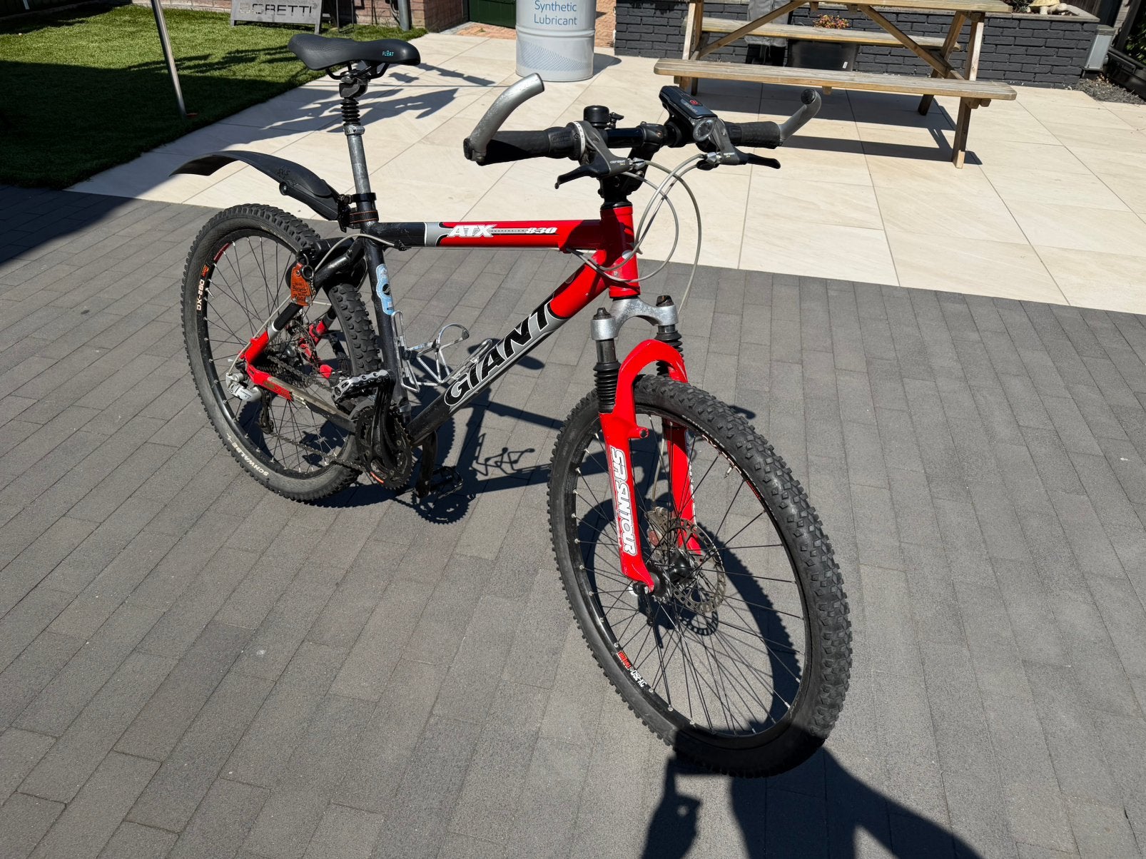 Mountainbike giant ATX 830 met vering, Fietsen en Brommers, Ophalen, Zo goed als nieuw, Aluminium, 24 inch of meer