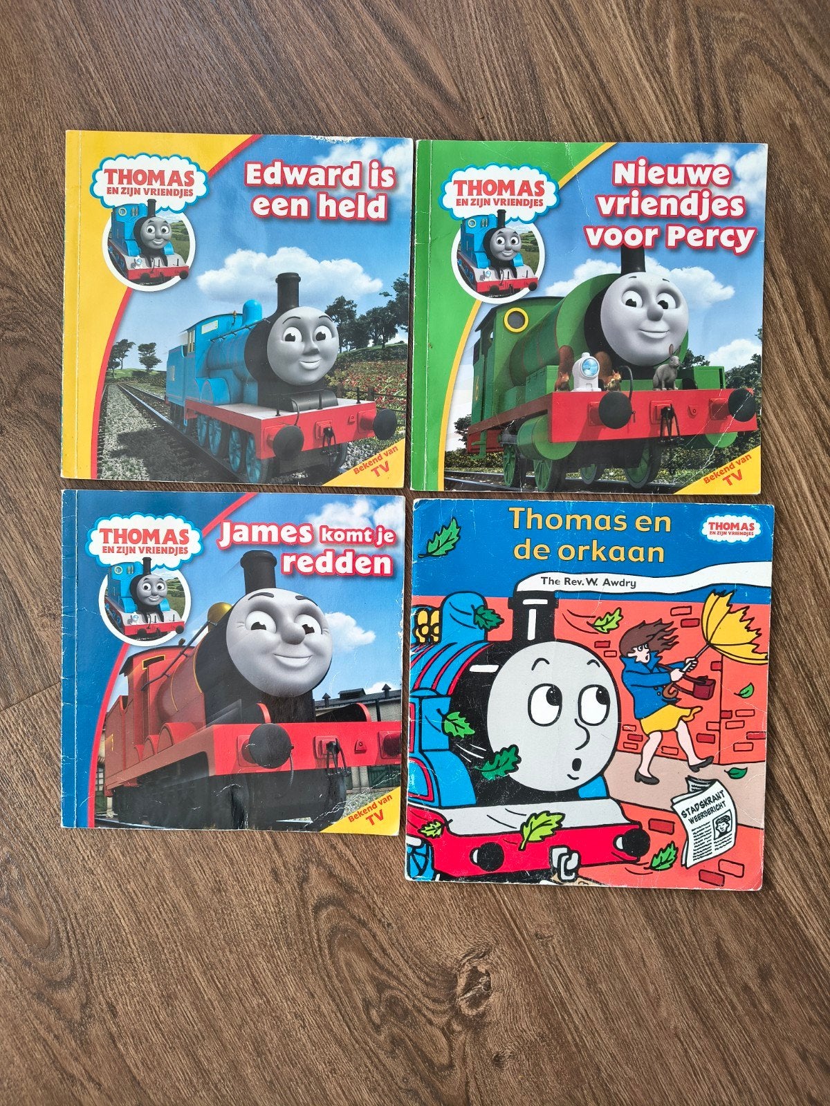 Thomas de Trein Boeken - Set van 4, Boeken, Ophalen of Verzenden, Gelezen, Rev. W. Awdry, Fictie algemeen