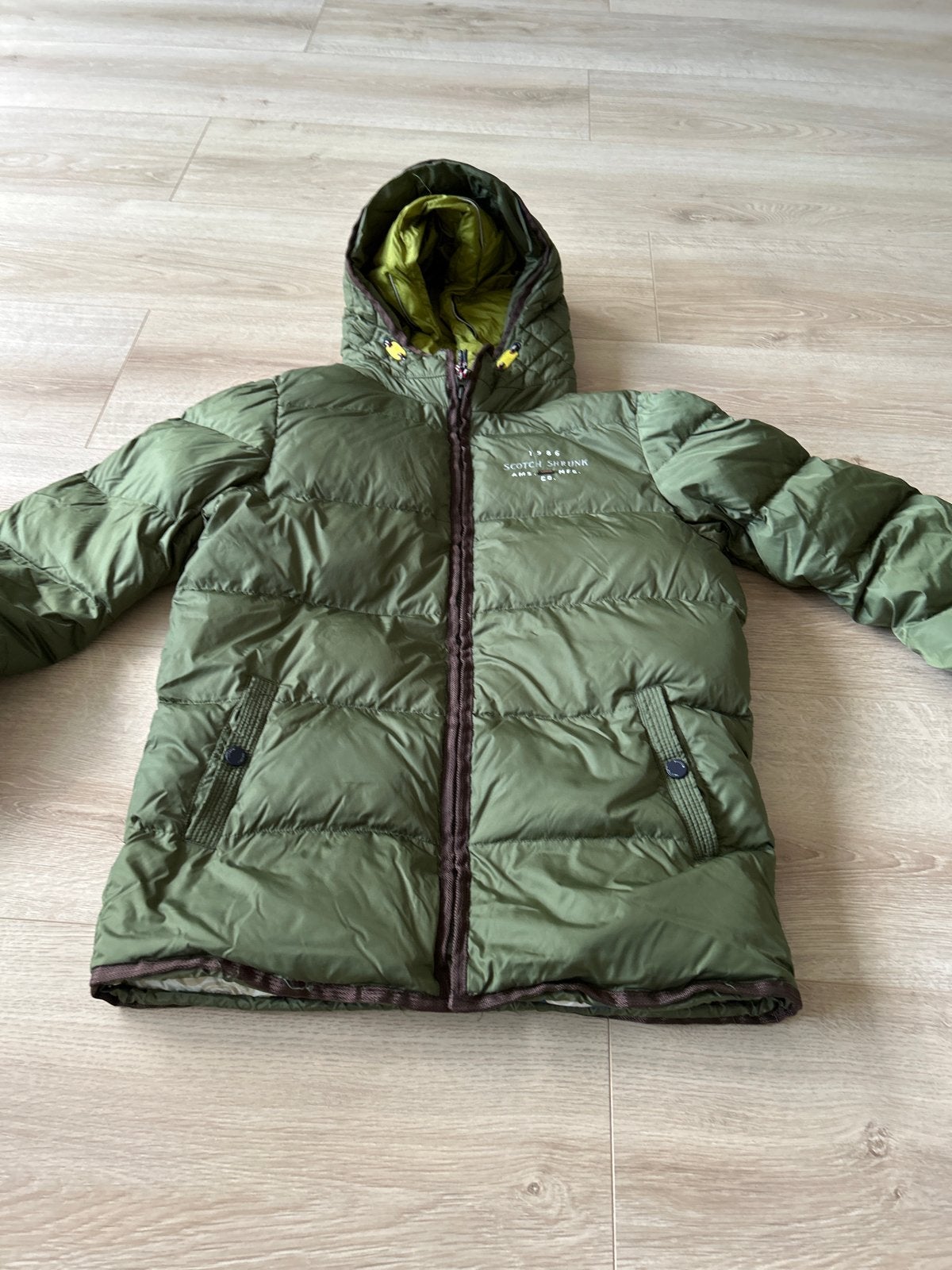 Scotch Shrunk winterjas maat 14 (164), Ophalen of Verzenden, Zo goed als nieuw, Jongen, Jas