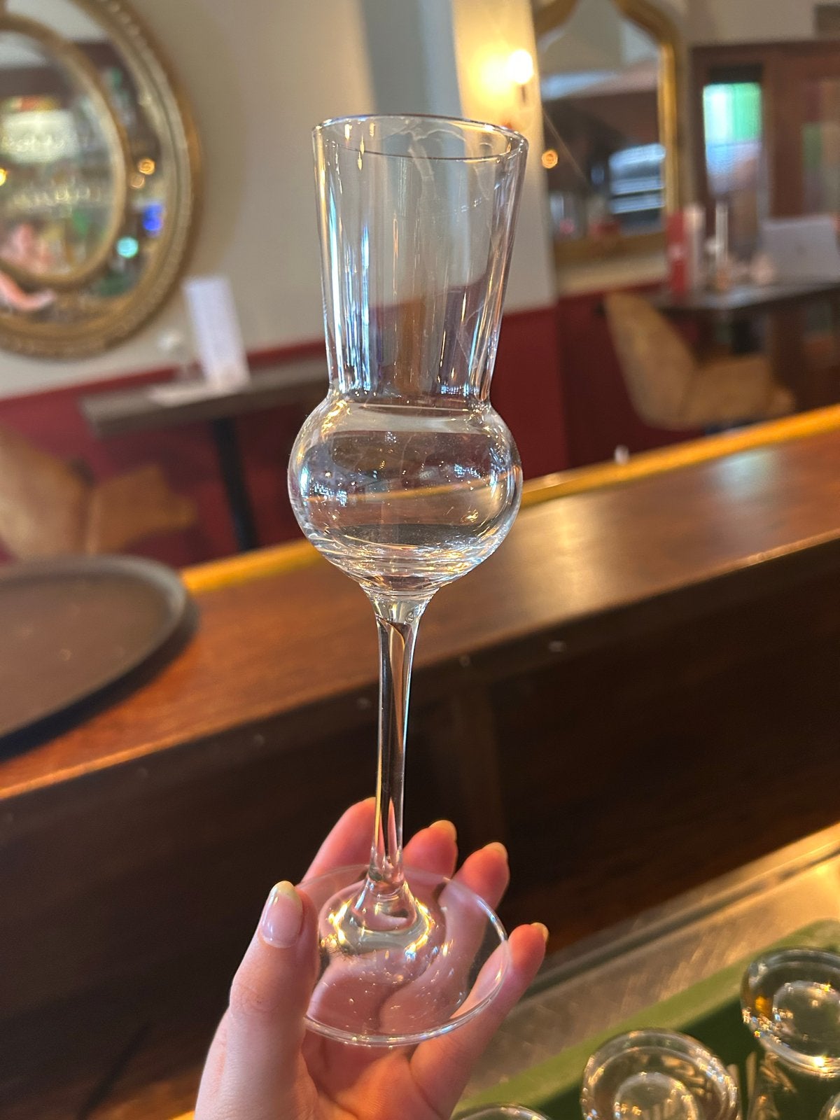6 stuks: Elegante borrelglaasjes op voet, Ophalen of Verzenden