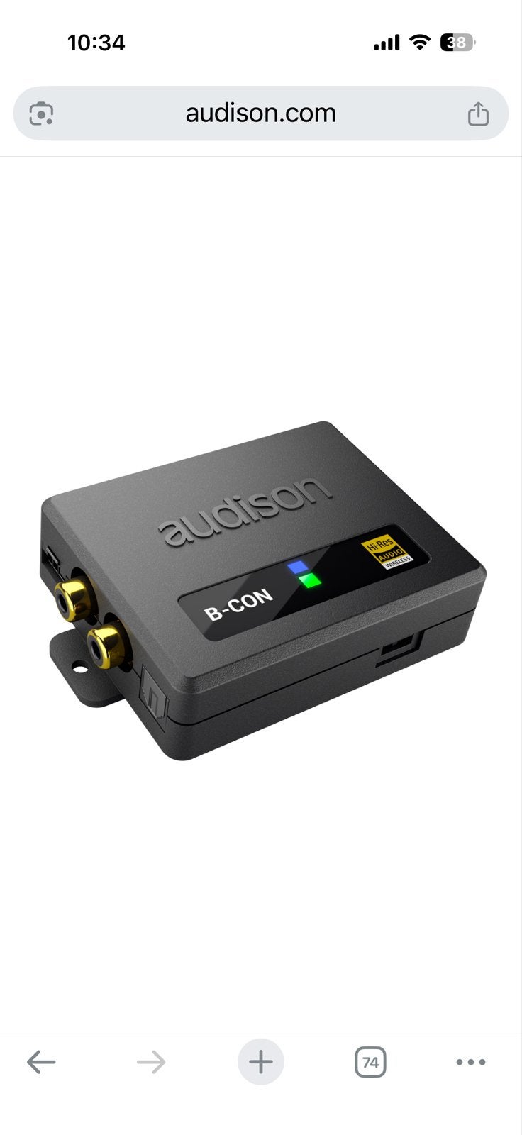 Audison AF C8.14 bit 8-kanaals versterker met DSP, Zo goed als nieuw, 120 watt of meer, Stereo, Ophalen