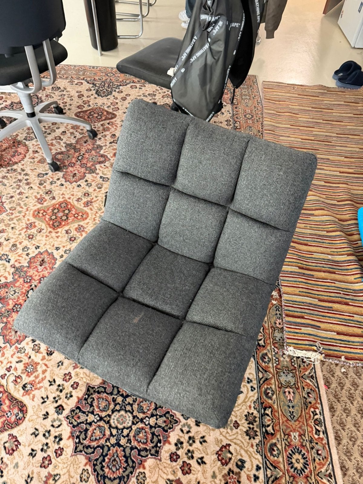 Dutchbone Bar fauteuil Dark Grey - (2 beschikbaar), Ophalen, Twee, ., Zo goed als nieuw