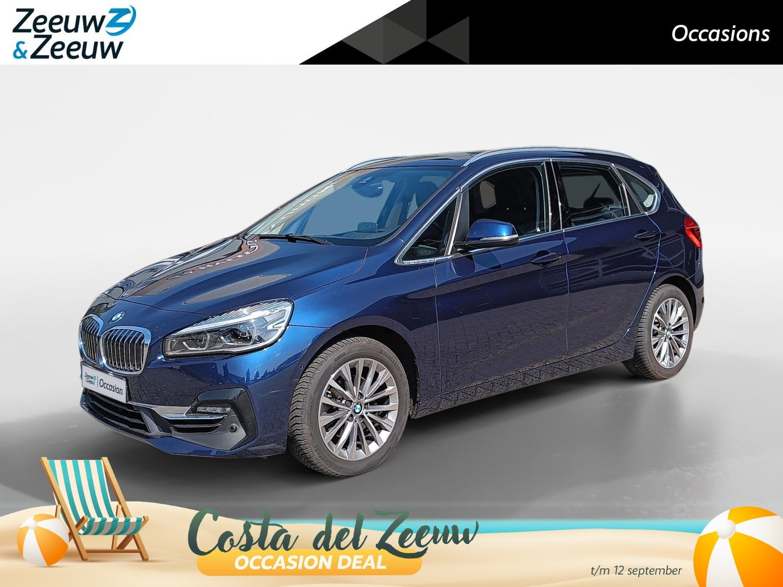 BMW 2-serie Active Tourer 218i High Executive Edition | Lede, Auto's, 12 maanden, Gebruikt, Blauw, Bedrijf