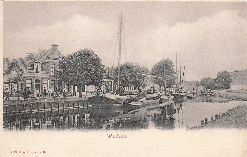 702-117-003 Workum, Verzenden, Voor 1920, Friesland