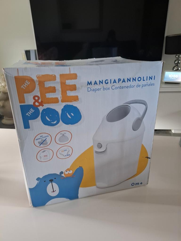 Te koop: nieuwe luieremmer/diaper box van PEE&POO., Ophalen of Verzenden, Nieuw