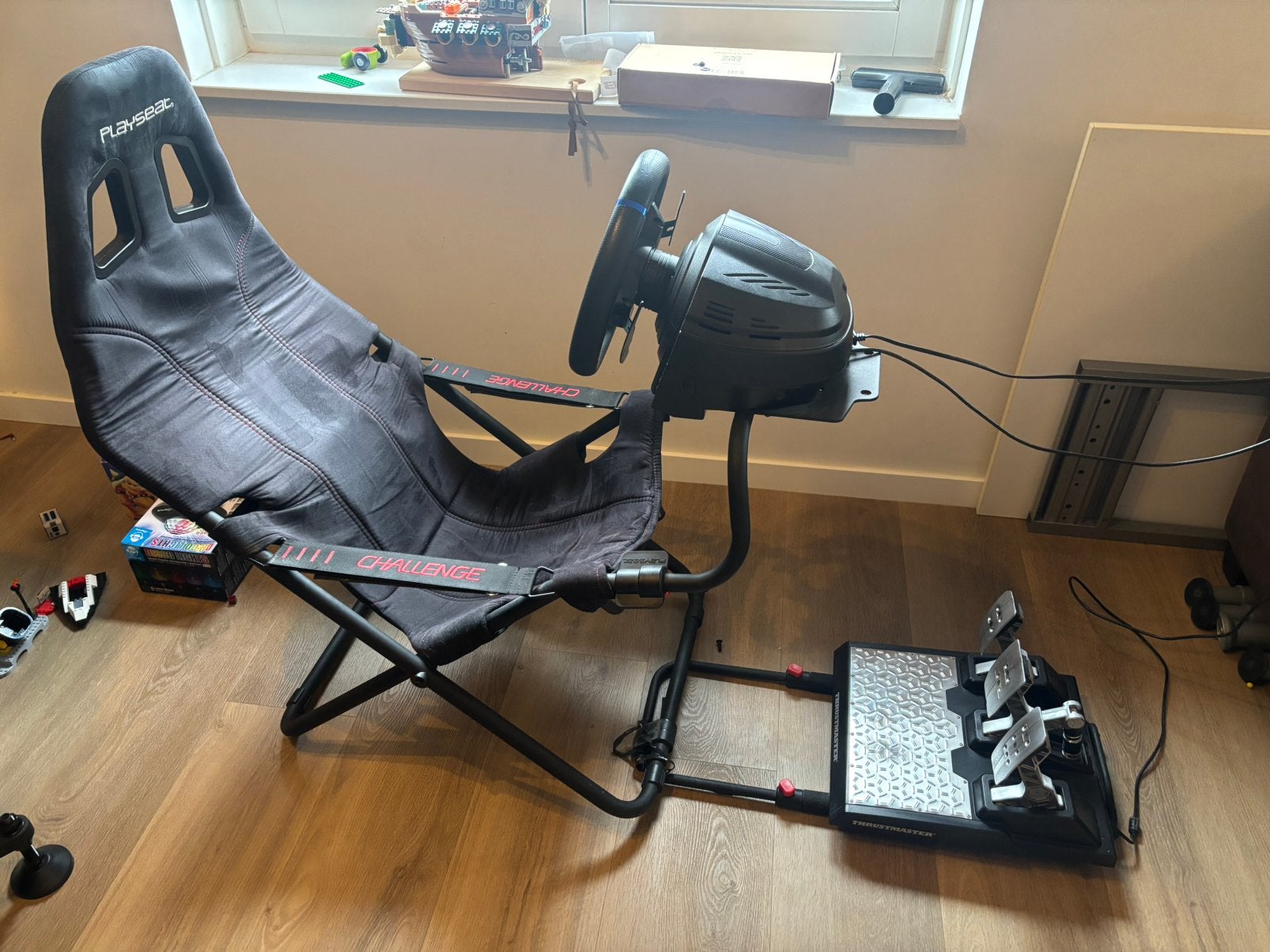 Playseat Challenge met T300RS & T-LCM, Ophalen, Gebruikt, Playseat of Racestoel, PlayStation 5