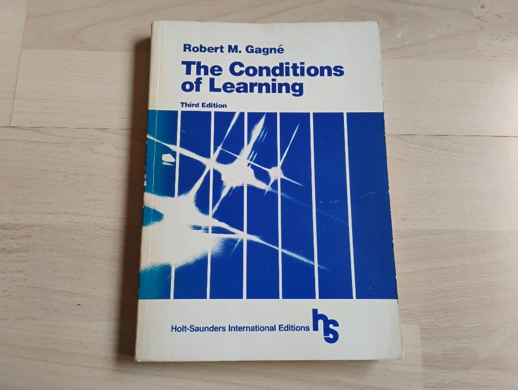 The conditions of learning door Robert Gagné, Ophalen of Verzenden, Beta, Gelezen, WO