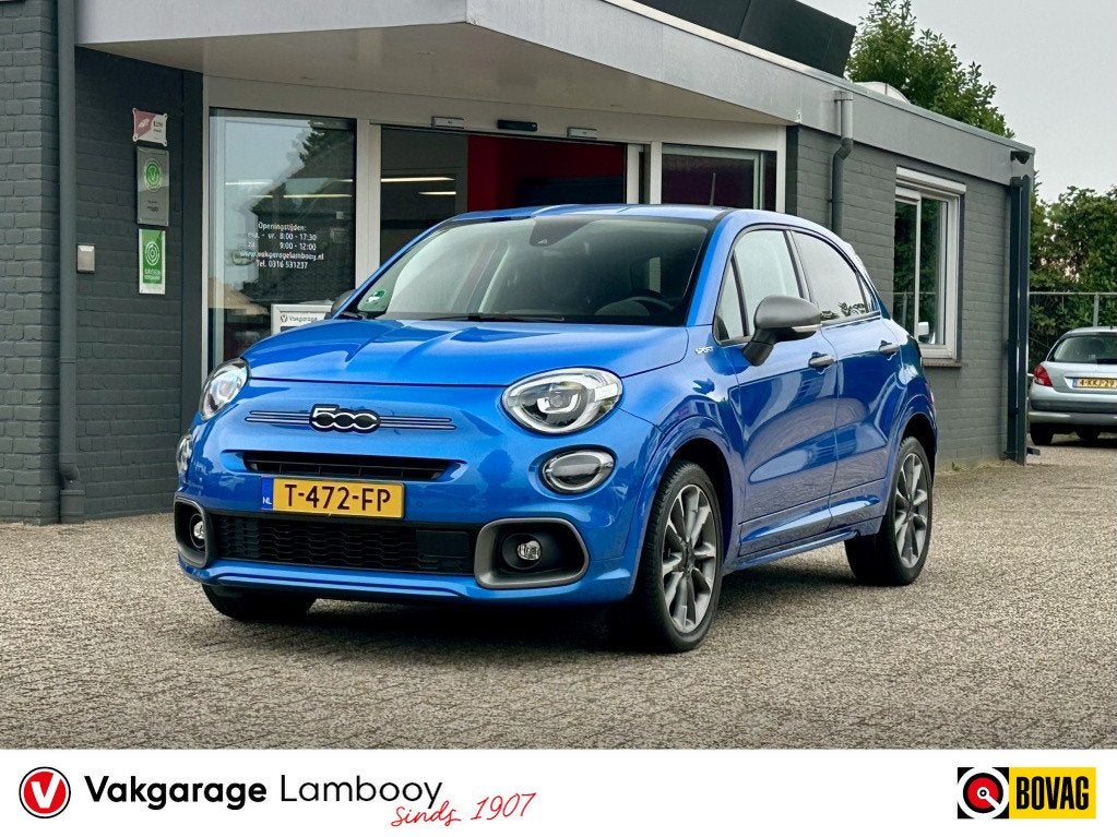 Fiat 500X 1.5 Hybrid Sport Automaat Leder Camera Carplay, Dealer onderhouden, 1380 kg, Gebruikt, Euro 6