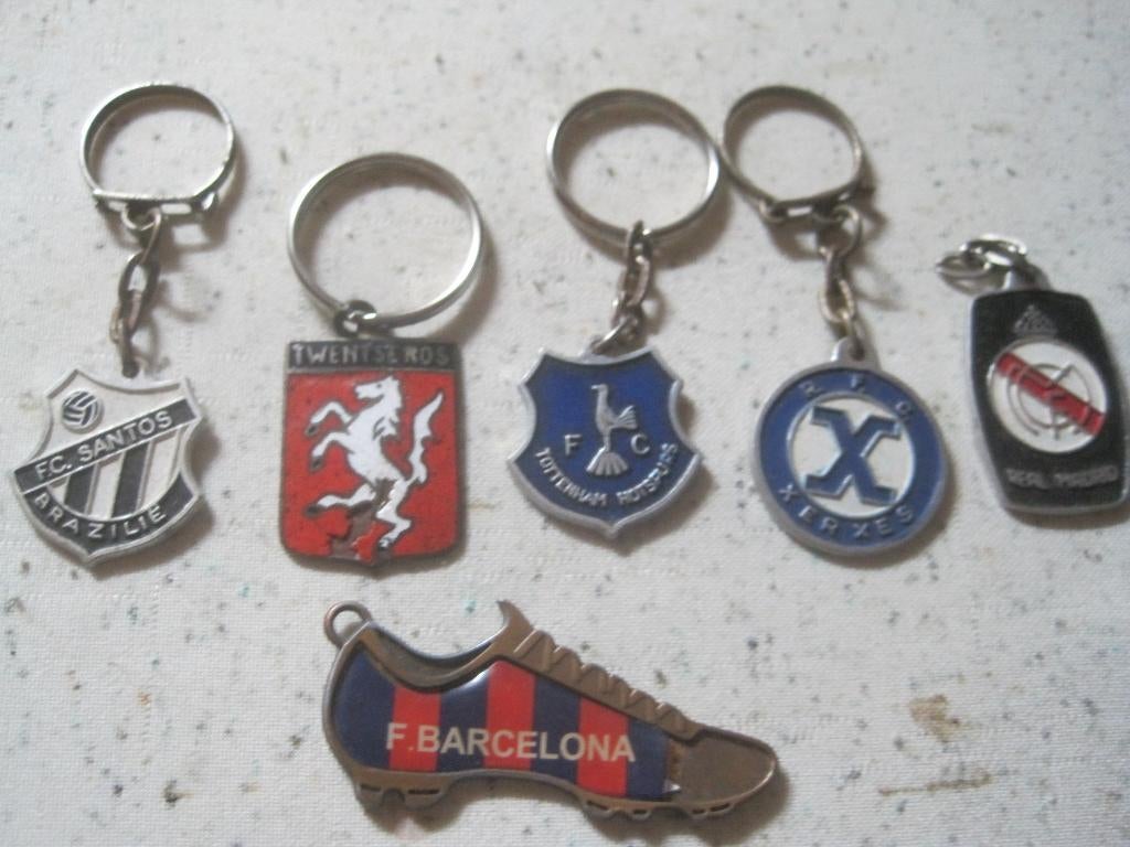 voetbal sleutel hangers, Ophalen of Verzenden, Gebruikt, Overige binnenlandse clubs, Overige typen