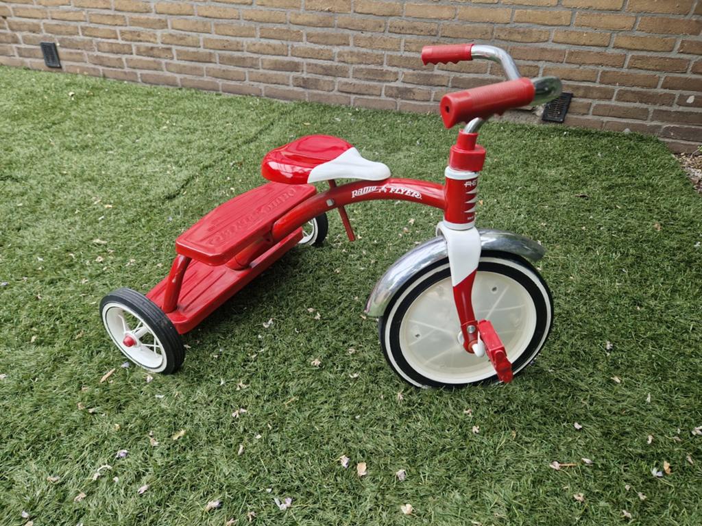 Radio Flyer Classic Red Driewieler, Ophalen, Gebruikt, Velgrem, Radio Flyer