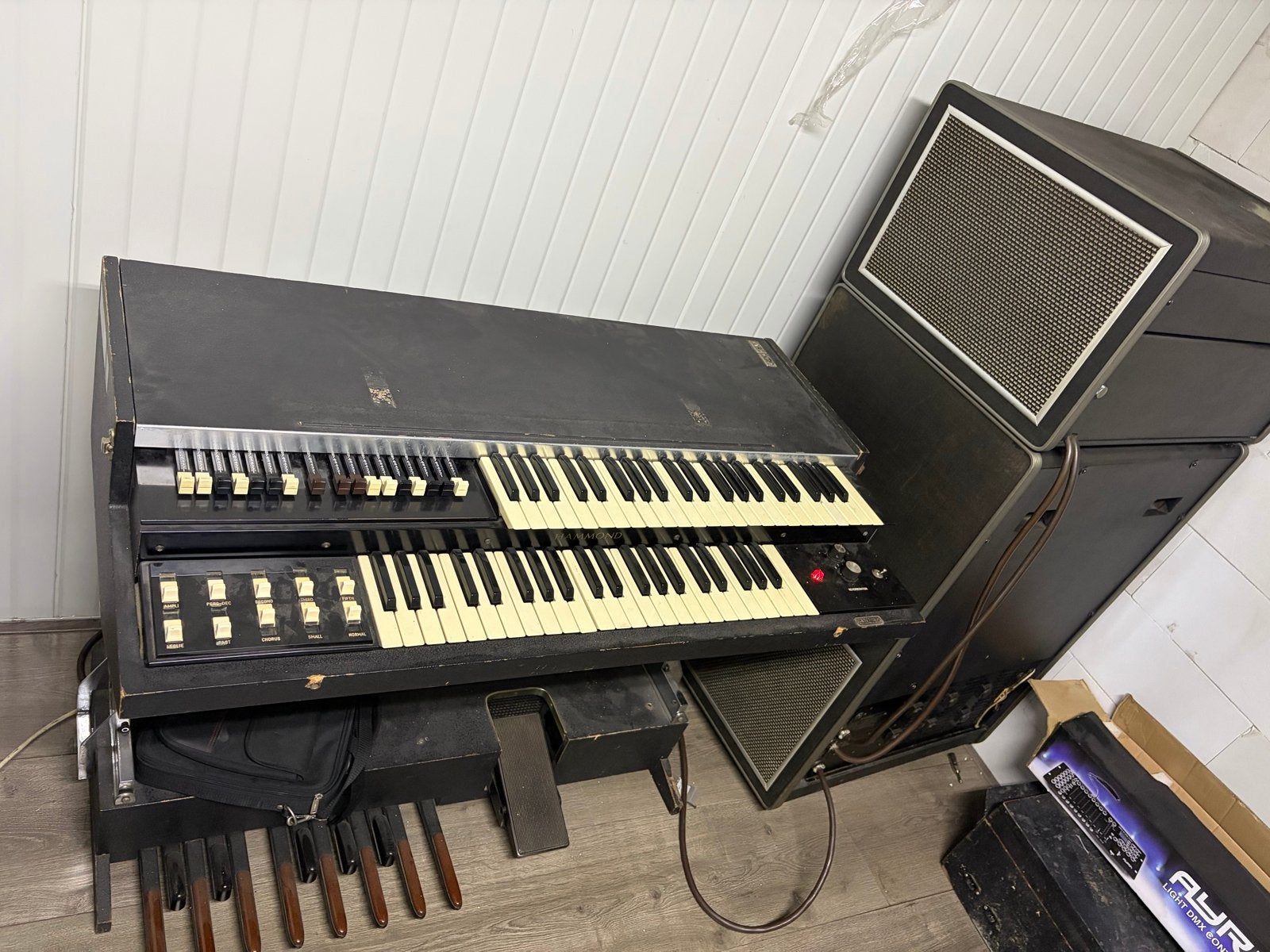 Hammond L100p Orgel met Leslie 900, Ophalen, Gebruikt, 2 klavieren, Hammondorgel
