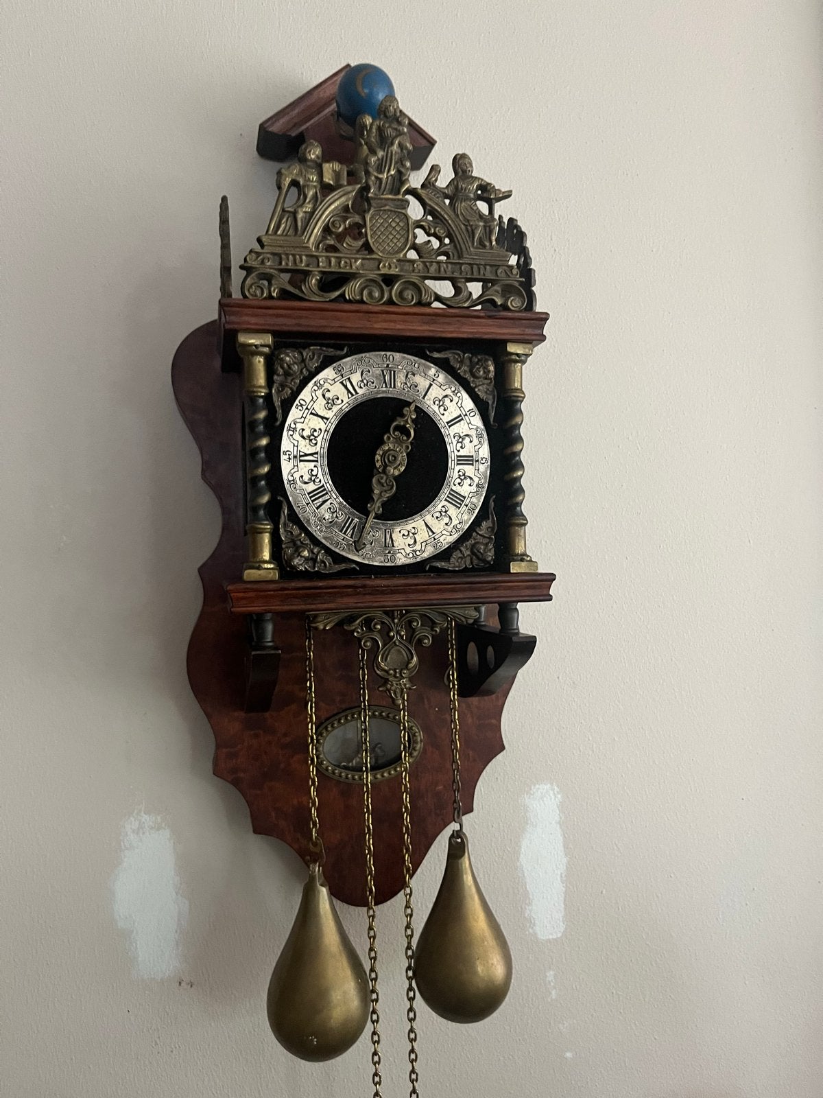 Antieke Zaanse Klok - Niet nagekeken, Antiek en Kunst, Ophalen of Verzenden