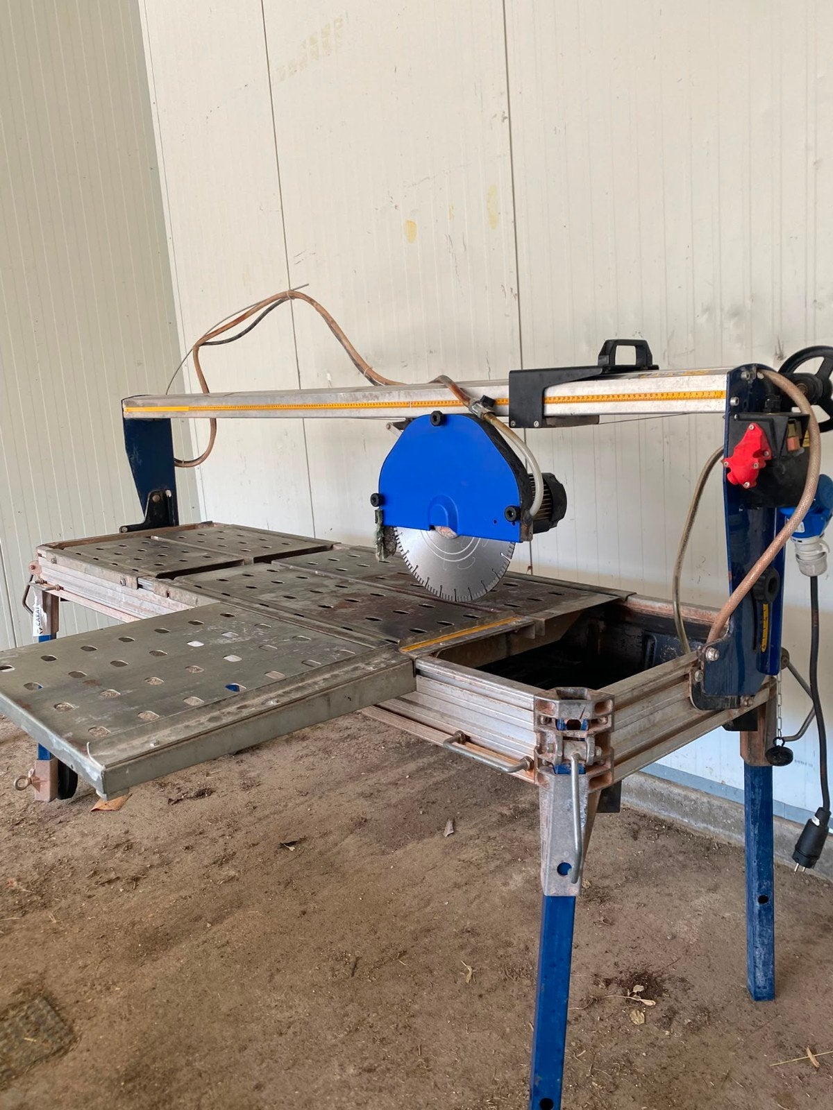 Carat P-3515 Tegelzaag - Professionele Zaagmachine, Doe-het-zelf en Verbouw, Gereedschap | Zaagmachines, Ophalen, Gebruikt, 70 mm of meer