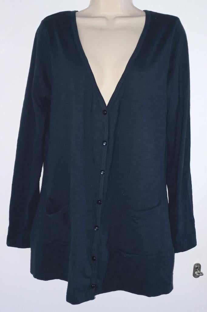 MS Mode vest maat M (38/40), Ophalen of Verzenden, Zo goed als nieuw, Maat 38/40 (M), Blauw