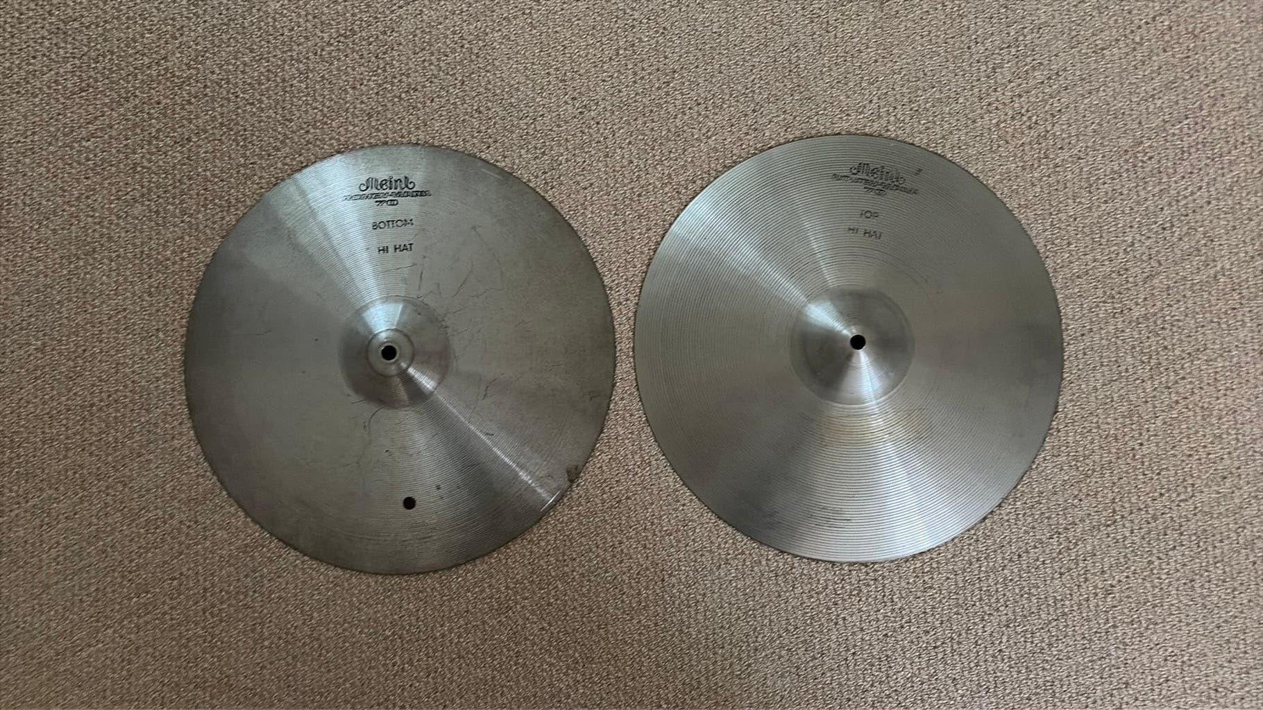 Meinl Romen-Mark 70 Hihat bekkens 15", Muziek en Instrumenten, Percussie, Ophalen of Verzenden, Gebruikt, Overige soorten