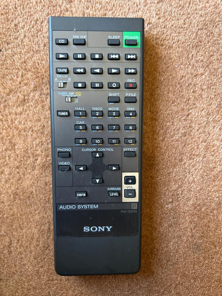 Sony RM-S305 Afstandsbediening voor Audio Systeem, Verzenden, Zo goed als nieuw, Origineel, Receiver of Versterker