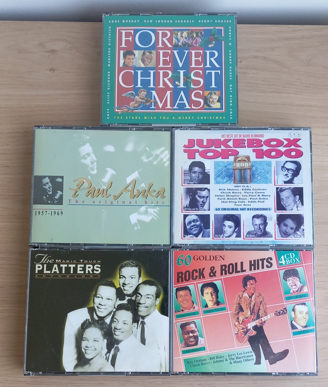5 verzamel cd's diverse artiesten: Rock & Roll, Kerst, Cd's en Dvd's, Gebruikt, Wereldmuziek, Ophalen of Verzenden, Verzamelalbum